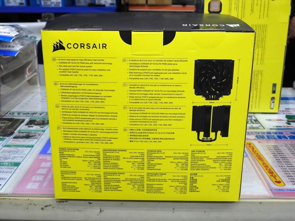 約1万6000円のCORSAIR製ハイエンド空冷CPUクーラー「A115」がデビュー