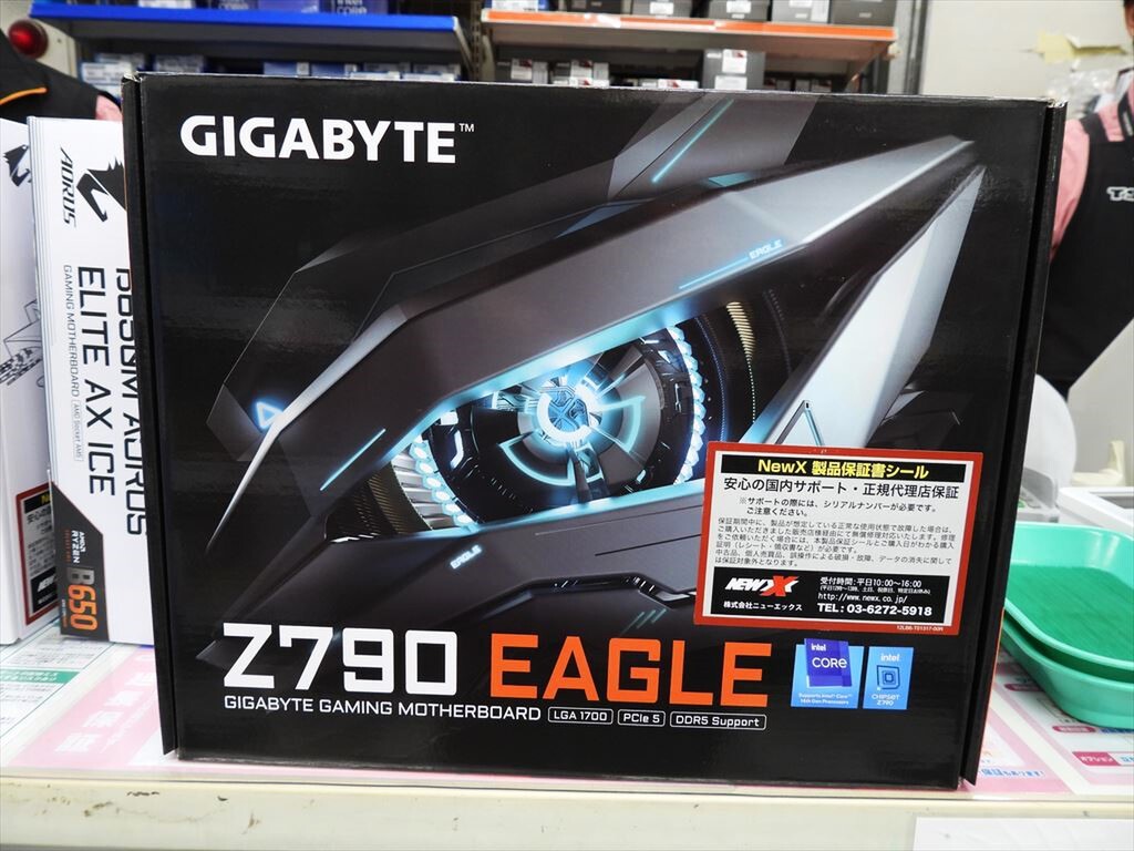 GIGABYTE「EAGLE」シリーズからインテルZ790チップセット搭載マザーが発売