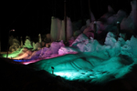 カクテルライトに照らされ七色に輝く氷の森　飛騨高山「氷点下の森ライトアップ」開催中