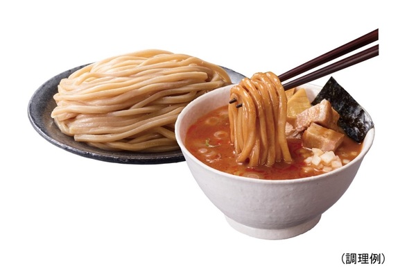 超極太麺×エビのパンチ！「五ノ神製作所 濃厚海老つけ麺」日清チルド