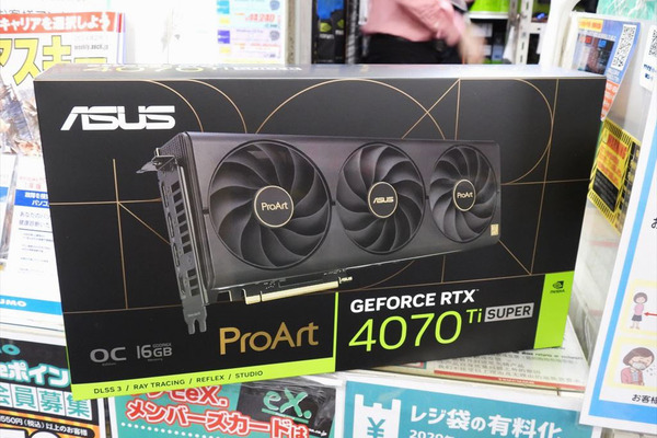クリエイター向けGeForce RTX 4070 Ti SUPERがASUSから登場 - 週刊アスキー