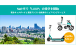 仙台市で電動キックボード「LUUP」2月28日より提供開始