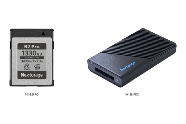 Nextorage、CFexpress 4.0対応メモリーカードとカードリーダーを発売