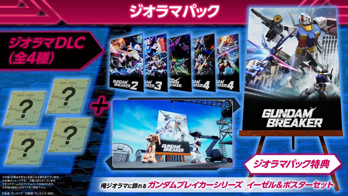 ガンプラでバトル！『ガンダムブレイカー4』がSwitch／PS5／PS4／Steamで2024年に発売