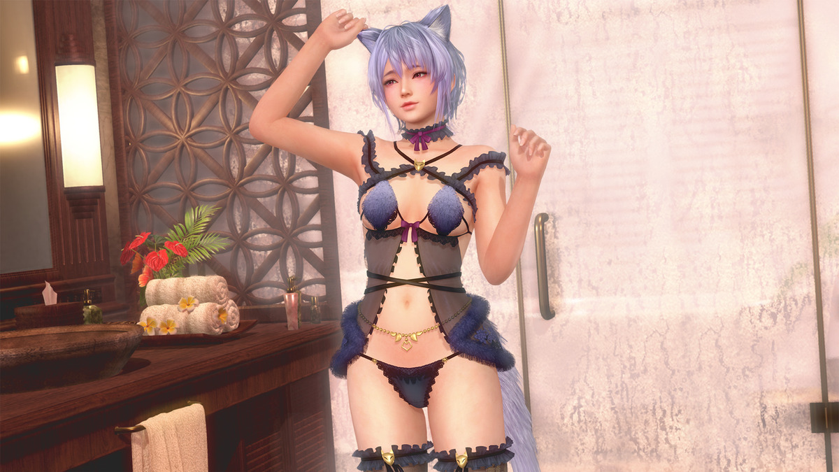 しずく（CV：羊宮妃那さん）の新SSR水着「宵待銀狐」が『DOAXVV』に登場！