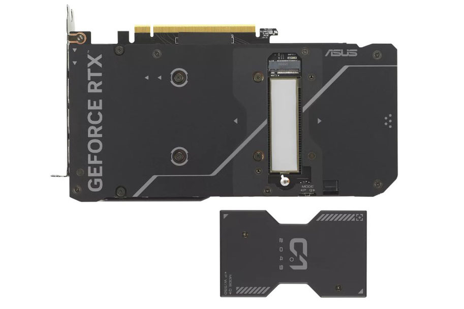 ASCII.jp：カード背面にM.2 SSDが搭載できるGeForce RTX 4060 TiがASUS