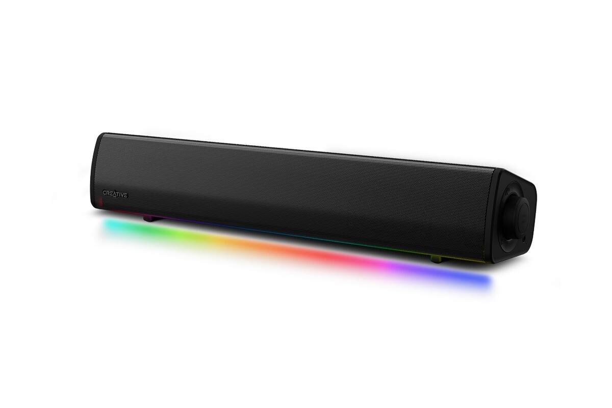 Dolby Digital サウンドシステム プレート 送料無料 ASCII.jp：24W出力のRGB LED搭載サウンドバー「Sound Blaster GS3」