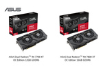ASUS、AMD Radeon RX 7800 XT搭載など長寿命ビデオカード2製品