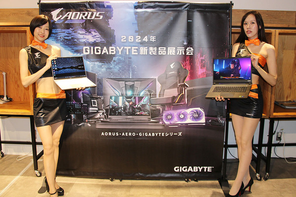 最新有機ELディスプレーなどを国内初披露！ GIGABYTEの新製品展示会がアキバで開催中
