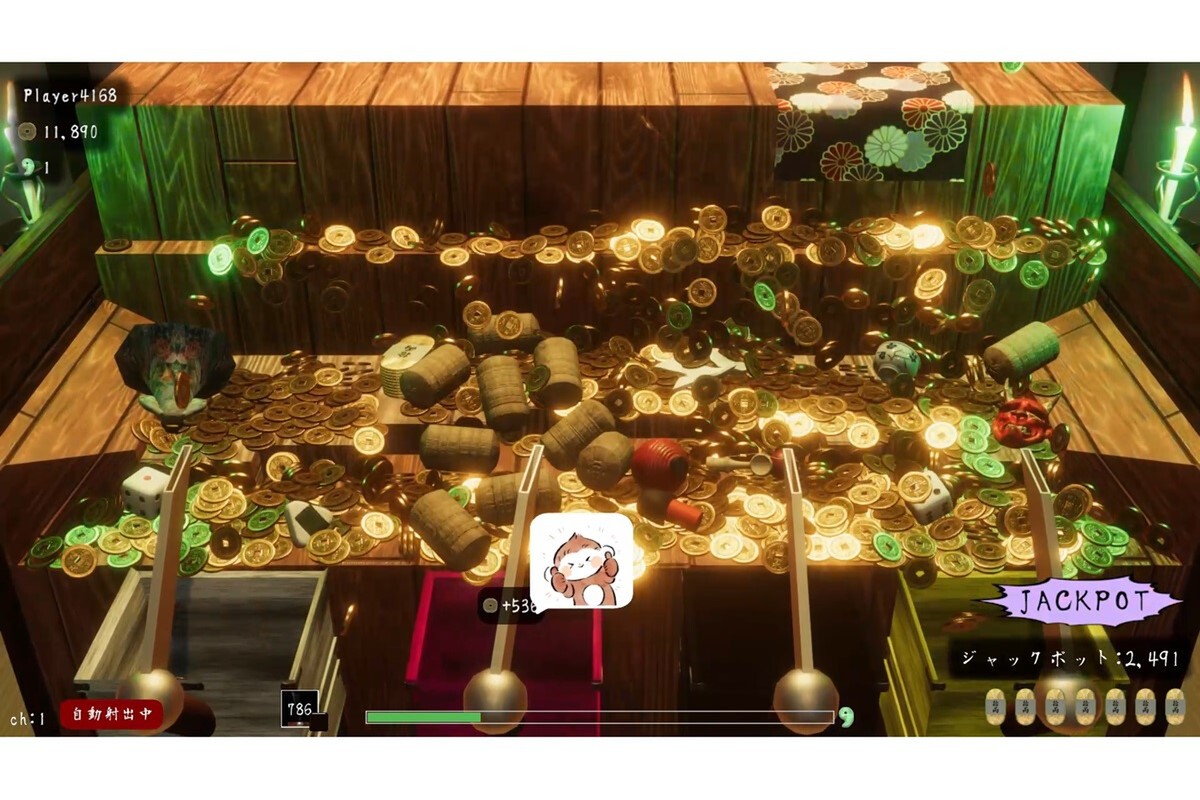 ASCII.jp：煽れ射幸心！Switch『古銭プッシャーフレンズ弐』時間を忘れて遊べるメダルゲームが本日発売