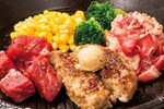 3種の肉盛りが安い！「肉の日」限定でワンプレートが990円