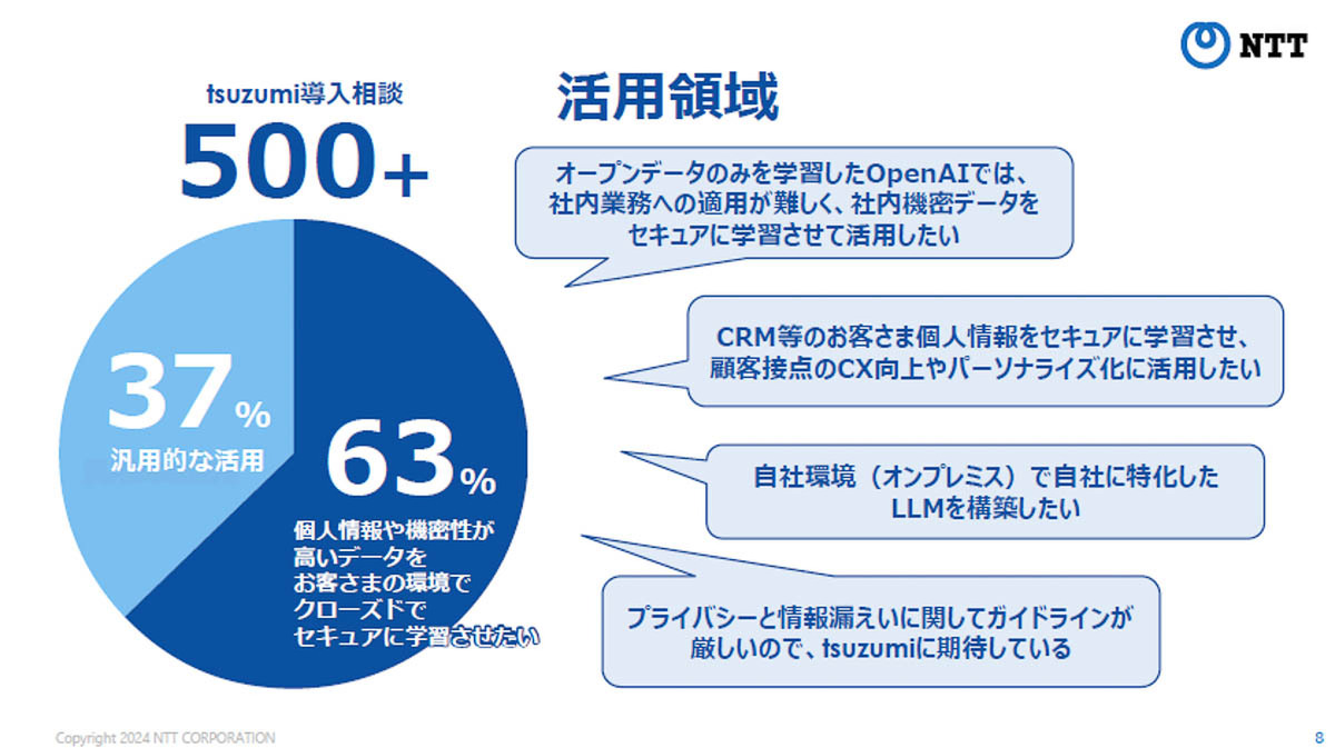 NTTの新LLM tsuzumi