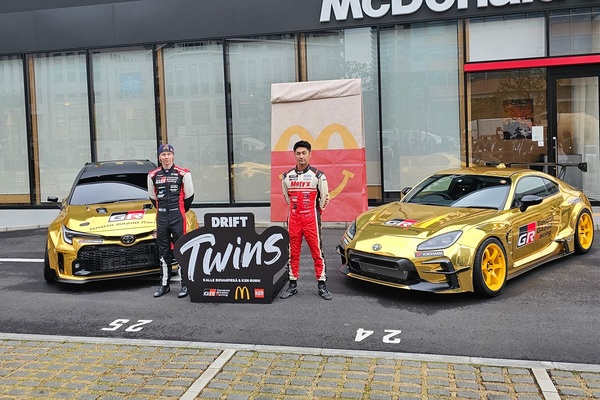 WRC世界王者ロバンペラが豊洲のマックに登場！ ハッピーセットの限定