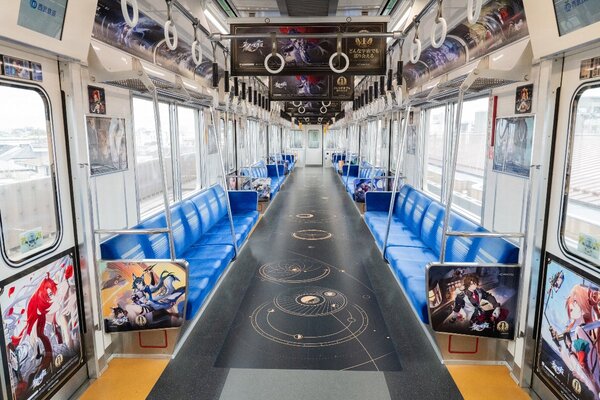 『崩壊：スターレイル』のスペシャルラッピングされた「スターレイル周年記念列車」が本日より運行開始！