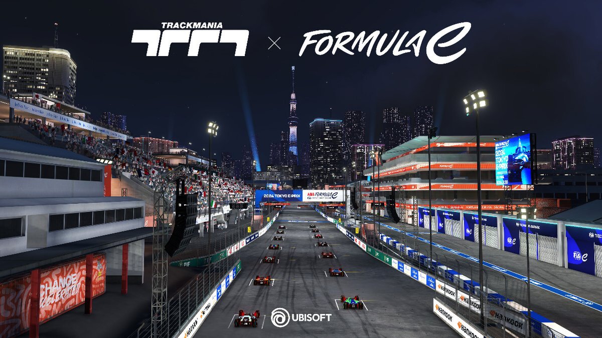 ユービーアイソフト『Trackmania』にFormula Eの3つの選手権レーストラックが実装！
