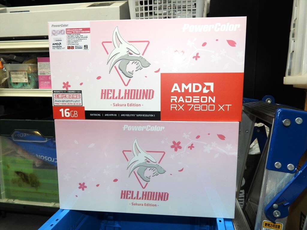 桜をデザインしたRadeon RX 7800 XTがPowerColorから