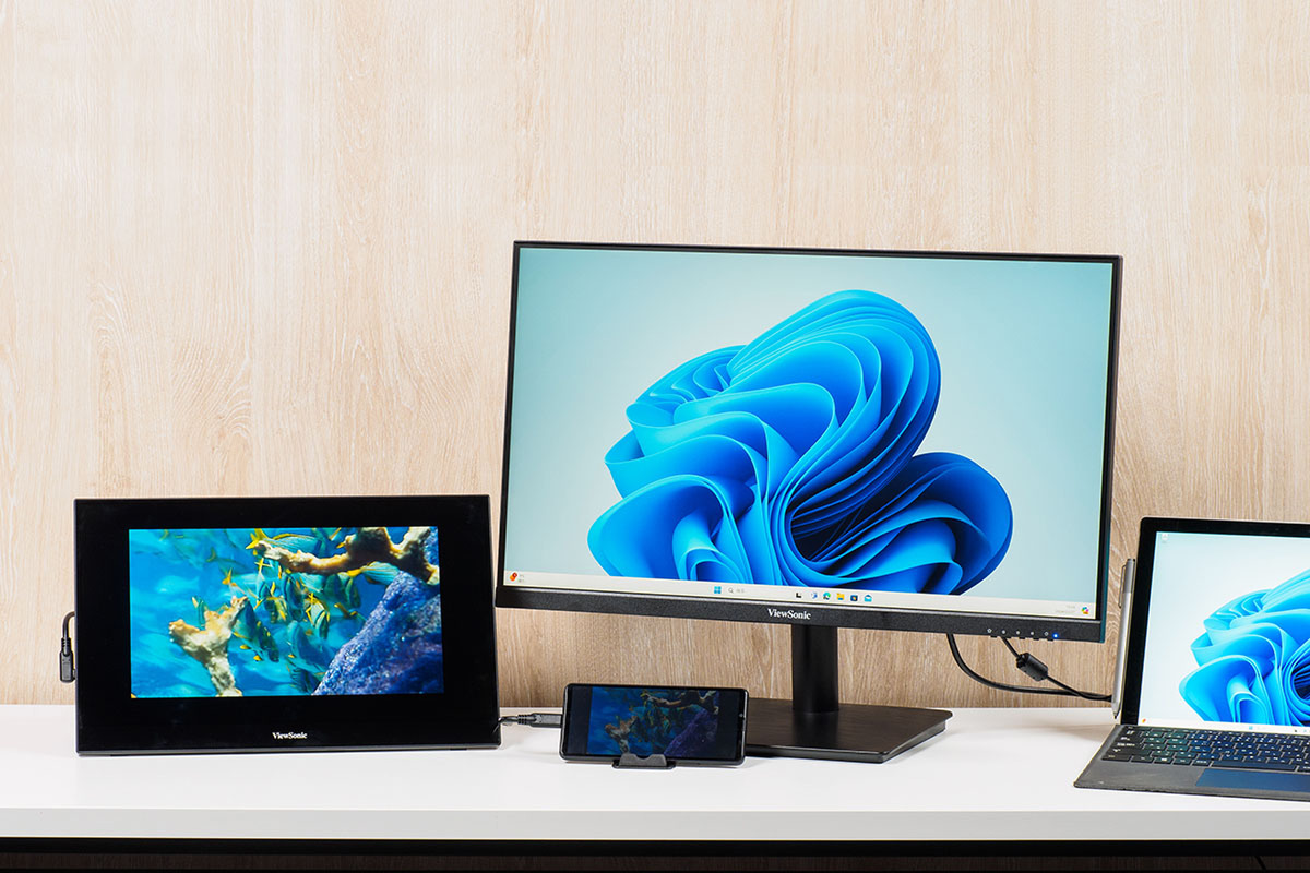 ASCII.jp：USB Type-C搭載ディスプレー「TD1655」と「VA2409-MHU-7」で