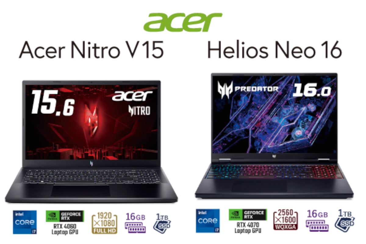 ASCII.jp：ソフマップ、AcerゲーミングノートPC2製品を発売