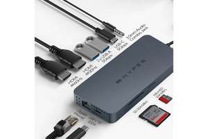 4K出力×2やギガビット対応有線LANも備える次世代USBハブ