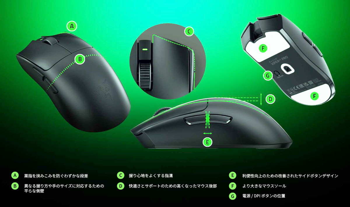 「Razer Viper V3 Pro」発表