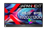 JAPANNEXT、13.3型IPSパネル採用のWUXGAモバイルディスプレー