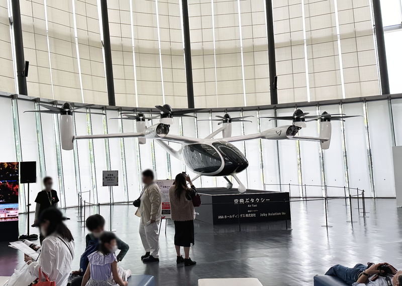 SusHi Tech Tokyo 2024 「Joby Aviation S4」の実物大モックアップ