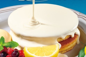 とろとろ～！「レモンクリームホットケーキ」がおいしそ!!  初夏限定、珈琲館で
