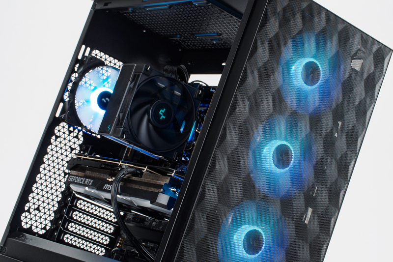 PCケース、マザーボード、空冷クーラーセット ハイスペックで空冷がいいならこのBTOPC！ PCケースもオシャレでいいぞ