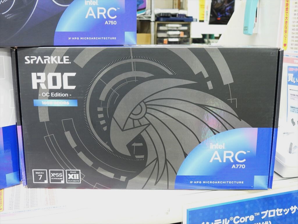 白色もあるSPARKLEのArc A770搭載カードが2モデル発売