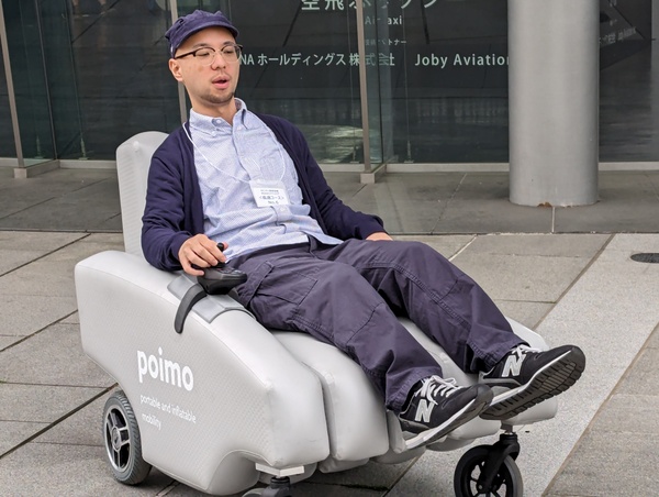 SusHi Tech Tokyo 2024の電動モビリティ「poimo」