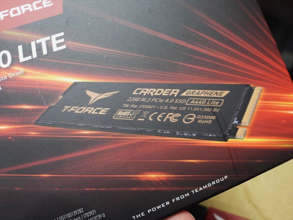 薄型グラフェンヒートシンク搭載のNVMe M.2 SSD「A440 LITE」が発売