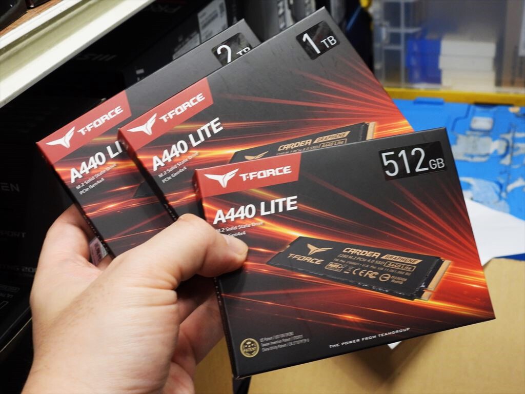 薄型グラフェンヒートシンク搭載のNVMe M.2 SSD「A440 LITE」が発売