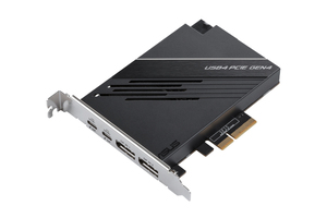 40Gbps対応USB4拡張カード「USB4 PCIE GEN4 CARD」が登場