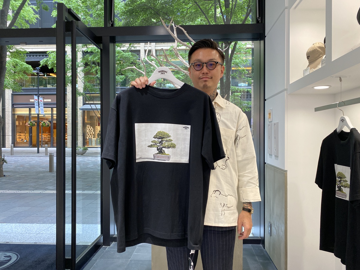 盆栽専門店「TRADMAN'S BONSAI」のTシャツ