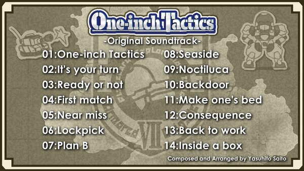 工画堂スタジオ新作『One-inch Tactics』のオリジナル・サウンドトラック試聴動画を公開！
