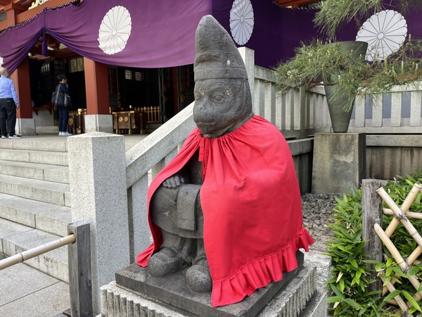 日枝神社の駒猿