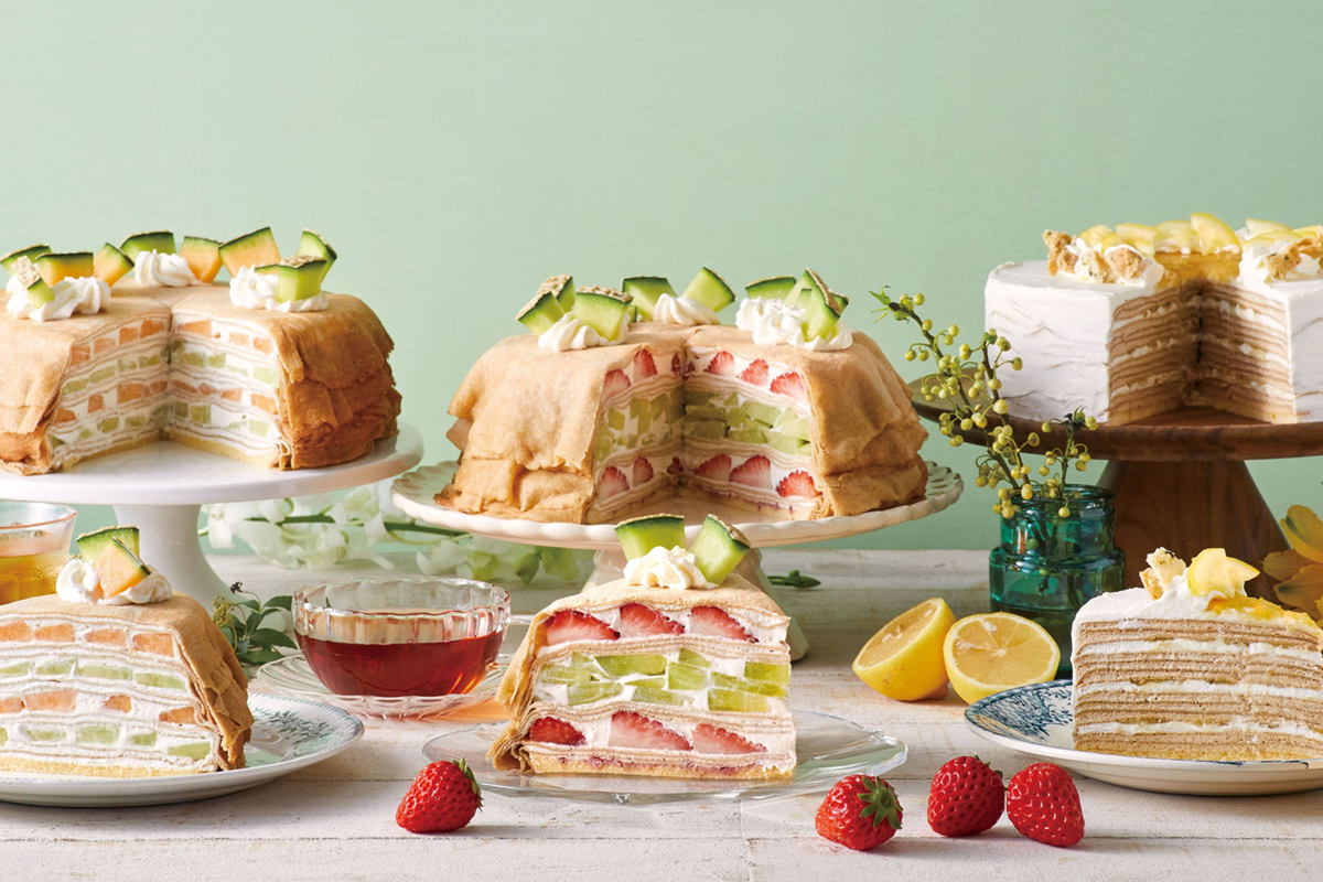 ASCII.jp：旬のメロンたっぷり、初夏限定「ダブルメロンのミルクレープ」