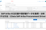 SAP Aribaの注文書や請求書データを取得・分析する方法