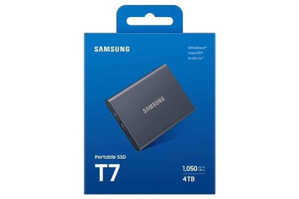 サムスン、コンパクト・高速な外付けSSD「T7」に4TBモデル登場 - 週刊 