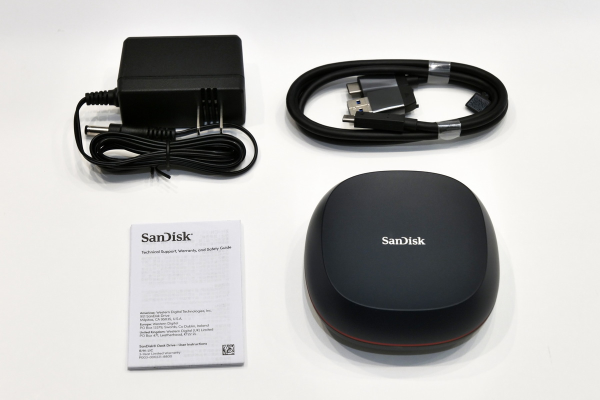 「SanDisk Desk Drive」実機レビュー