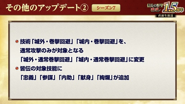 新兵科「剣豪」が登場！『信長の野望 覇道』1.5周年大型アップデートを実施