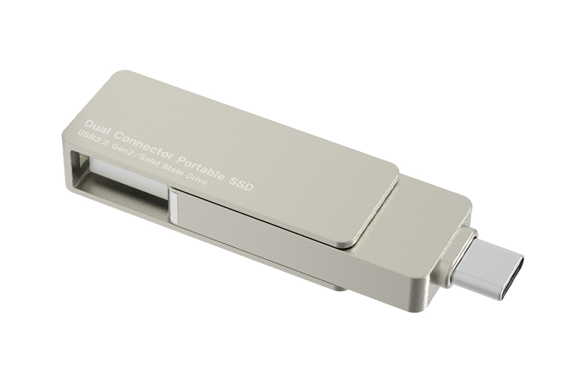 ASCII.jp：ケース付きスマホにも挿しやすいスティック型外付けSSD「LMD