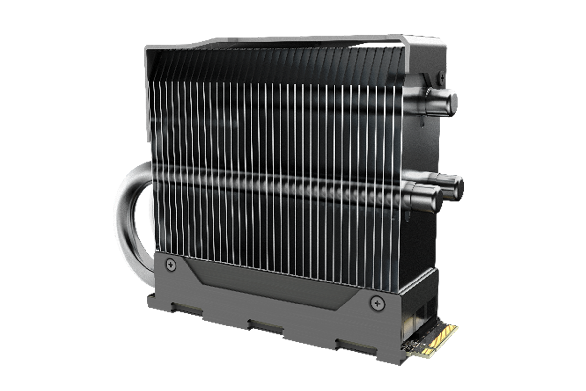 ASCII.jp：大型ヒートシンクを備える高速SSD「SPATIUM M580 PCIe 5.0 