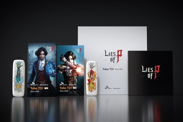 Lies of P 公式コラボ 1TB SSD 限定ボックス 新品未開封 完売品 Lies of P』とコラボしたUSBスティック型SSD「T31」が7月に発売決定