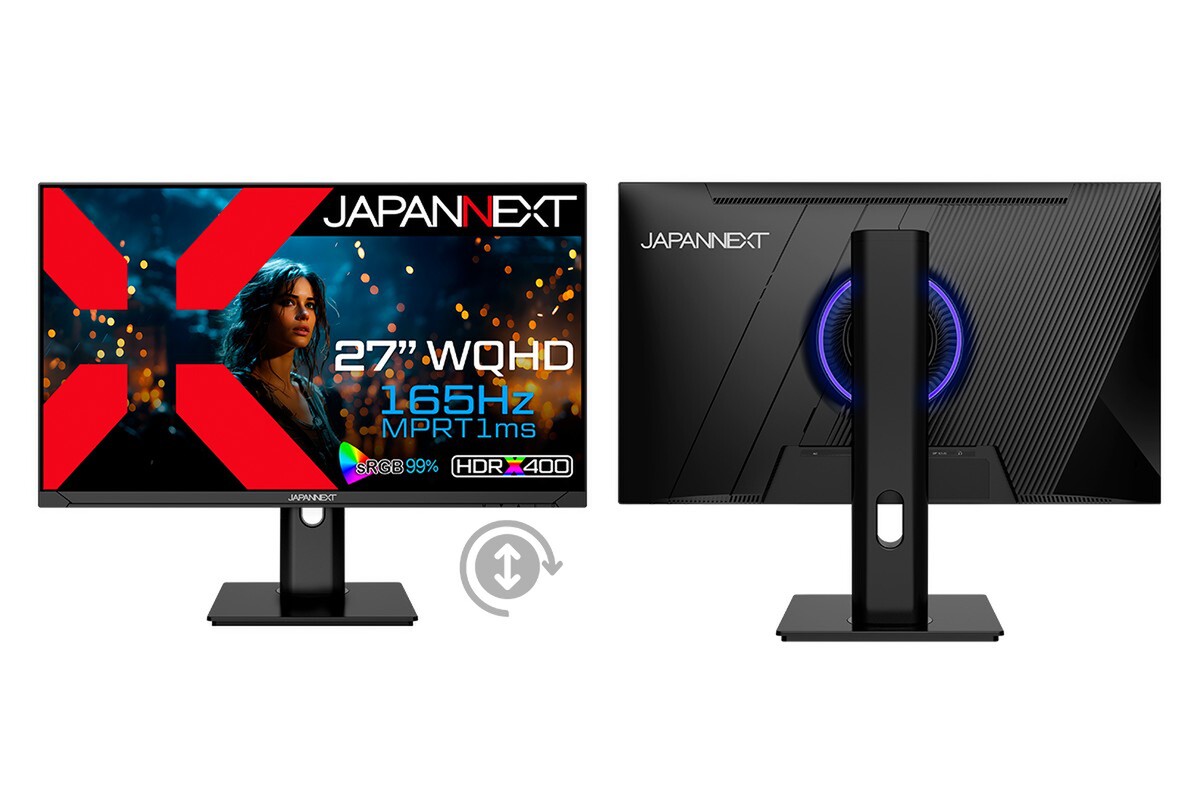 さらに値下げ！27インチディスプレイ四面、デスクスタンド付き、HDMI