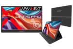 JAPANNEXT、14型IPSパネル採用のタッチパネル対応モバイルディスプレー