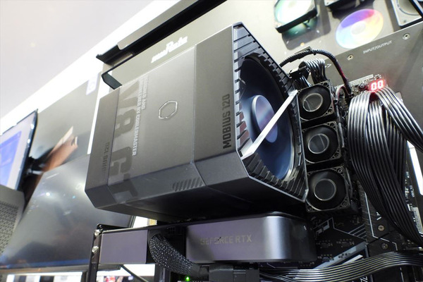 TDPは最大670W！ Cooler Masterに展示されていたエンジン風空冷CPU