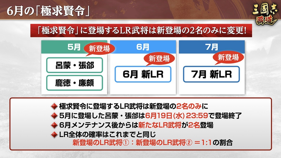 新LR武将「大喬」＆「藺相如」が登場！『三國志 覇道』で6月アップデートを実施