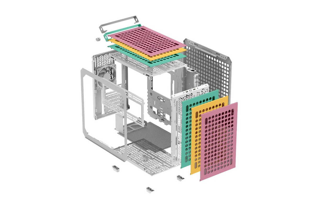 ASCII.jp：ユーザー自身が組み立てるCoolerMaster製PCケースにポップな