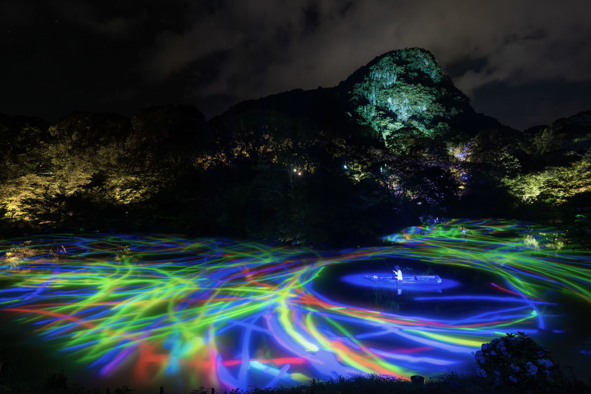 アート・デザイン・音楽 MAZAMA (Legend of the Pacific Northwest) ASCII.jp：幻想的なアートを体験！ 御船山楽園「チームラボ かみさまが